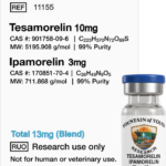 TESAMORELIN IPAMORELIN 10mg/3mg